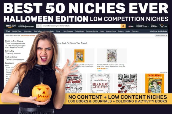 Download LOW COMPETITIV HALLOWEEN KDP NICHES EVER - Niches Collection