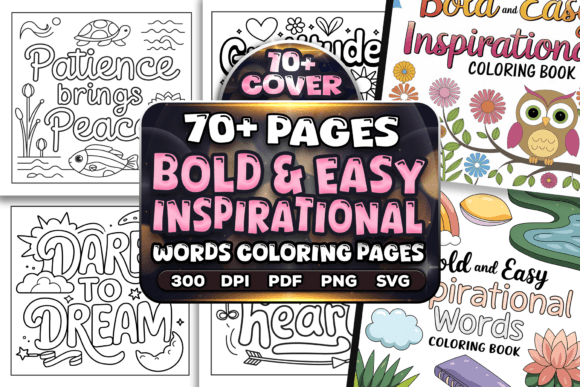 Download Easy Inspirational Words Coloring Pages - Coloring pages Collection