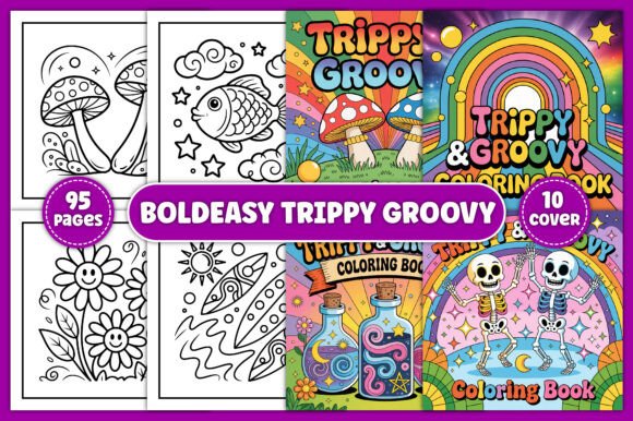 Download Bold Easy Trippy Groovy Coloring Pages - Coloring pages Collection