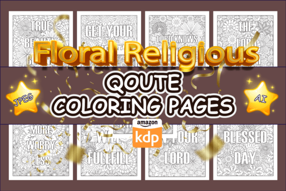 Download Floral Religious Quotes Coloring Pages - Coloring pages Collection