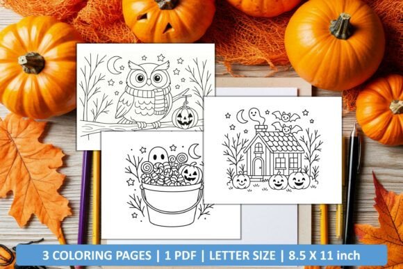 Download Cute Happy Halloween Coloring Pages - Coloring pages Collection