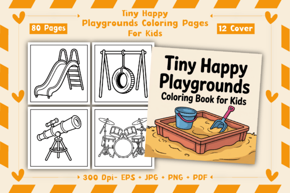 Download Tiny Happy Playgrounds Coloring Pages - Coloring pages Collection