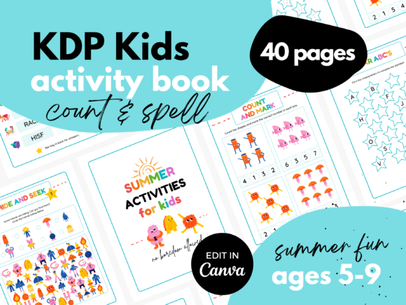 Download KDP Kids Interior ⋆ Summer Activity Book - Kdp kids interior Collection