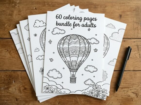 Download Beautiful Hot Air Balloon Coloring Pages - Coloring pages Collection
