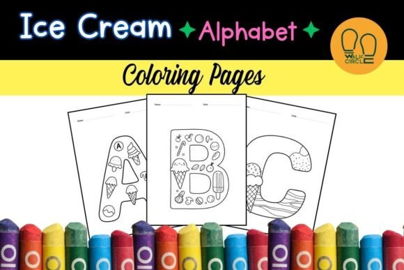 Download Ice Cream ABC Alphabet Coloring Pages - Coloring pages Collection