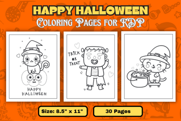Download Happy Halloween Coloring Pages for Kids - Coloring pages Collection