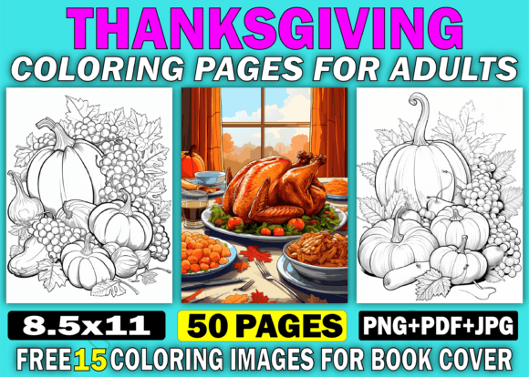 Download 50 Thanksgiving Coloring Books for Adult - Thanksgiving coloring book Collection