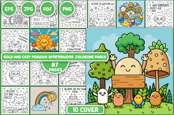 Download Positive Affirmations Coloring Pages - Coloring pages Collection