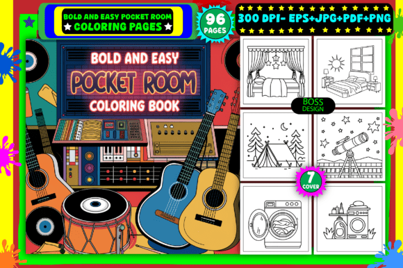 Download Bold and Easy Pocket Room Coloring Pages - Coloring pages Collection