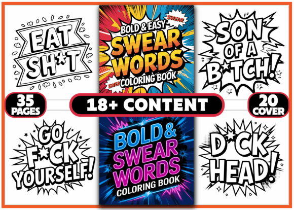 Download 35 Swear Words Coloring Pages for Adults - Coloring pages Collection