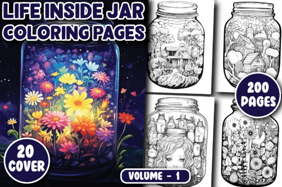 Download 200 Life Inside Jar Coloring Pages V - 1 - Coloring pages Collection