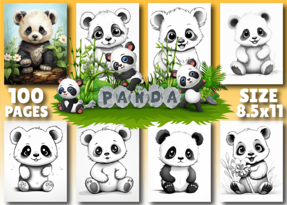 Download Cute Panda Coloring Pages for Kids - Coloring pages Collection
