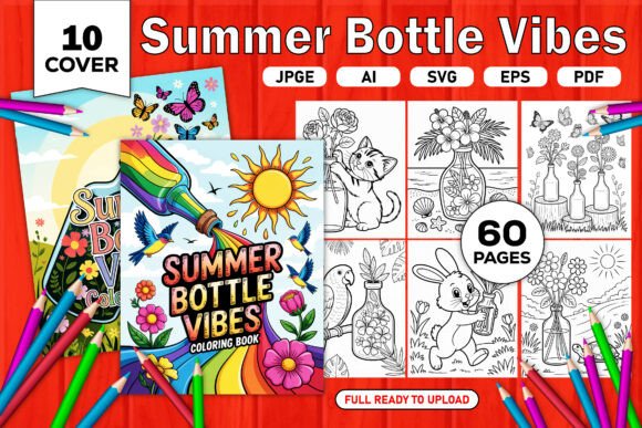 Download Summer Bottle Vibes Coloring Pages - Coloring pages Collection