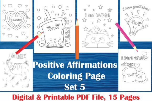 Download Positive Affirmations Coloring Pages - Coloring pages Collection