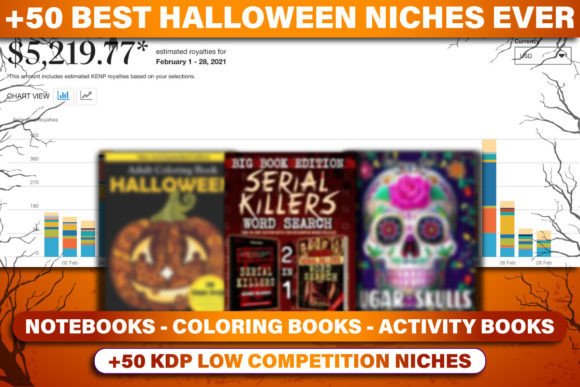 Download +50 KDP NICHES HALLOWEEN NICHES - Niches Collection
