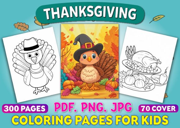 Download 300 Happy Thanksgiving Coloring Pages - Coloring pages Collection
