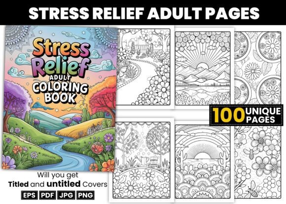 Download Stress Relief Adult Coloring Books - Stress relief adult Collection