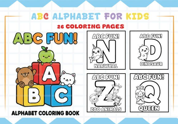 Download ABC Alphabet Coloring Pages for Kids - Coloring pages Collection