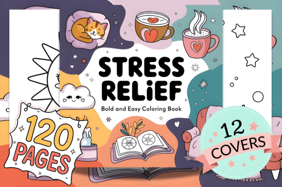 Download Bold Easy Stress Relief Coloring Pages - Coloring pages Collection