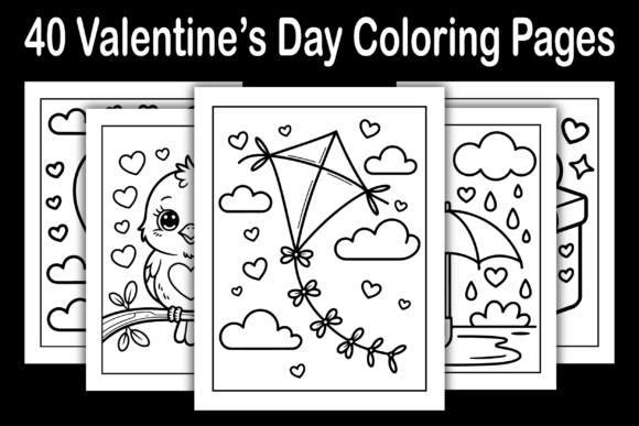 Download 40 Valentine’s Day Coloring Pages - Coloring pages Collection