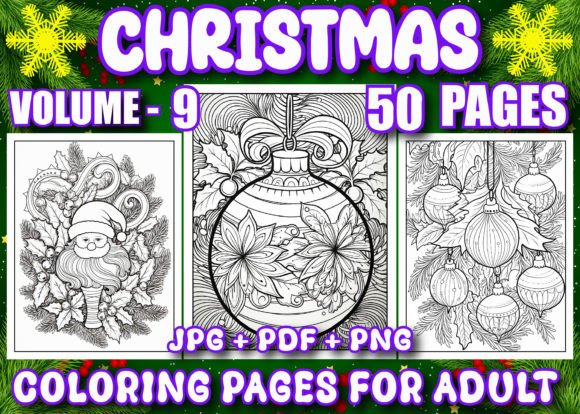 Download 50 Christmas Coloring Pages for Adult - Coloring pages Collection