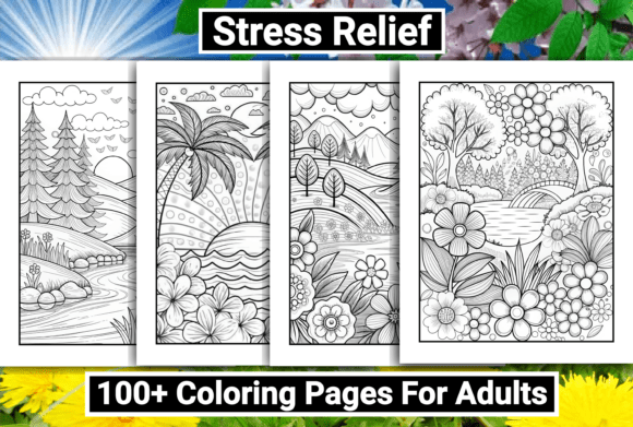 Download Stress Relief Adult Coloring Pages - Coloring pages Collection
