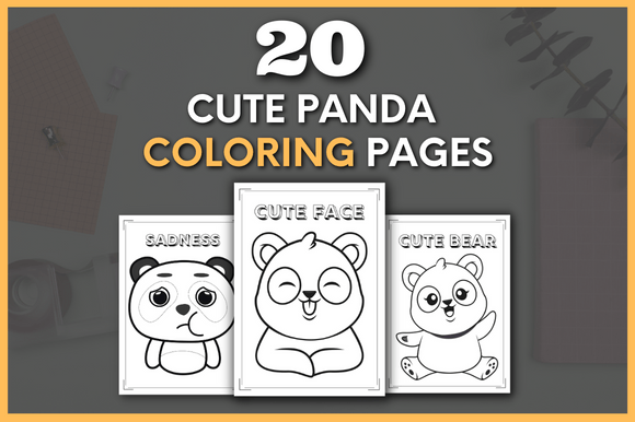 Download 20 Cute Panda Coloring Pages for Kids - Coloring pages Collection