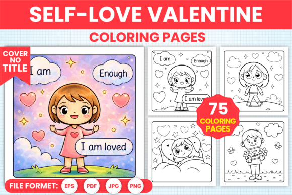 Download Self-Love Valentine Coloring Pages - Coloring pages Collection