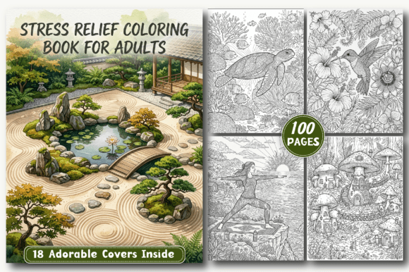 Download Stress Relief Coloring Pages for Adults - Coloring pages Collection