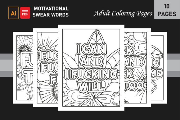 Download Swear Words Adult Coloring Pages - Coloring pages Collection
