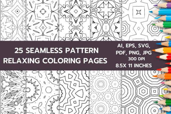 Download RELAXING PATTERN COLORING PAGES INTERIOR - Coloring pages Collection