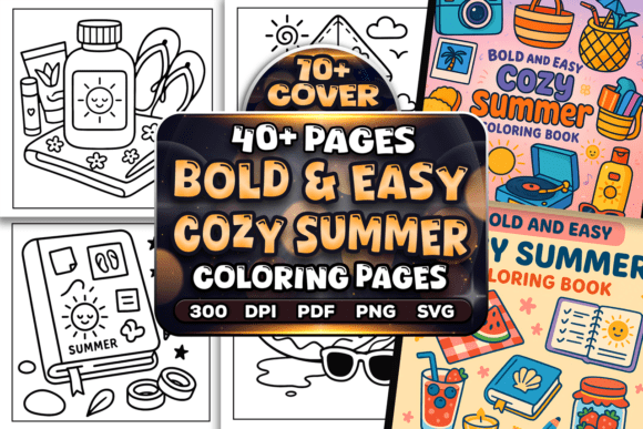 Download Easy Cozy Summer Coloring Pages - Coloring pages Collection