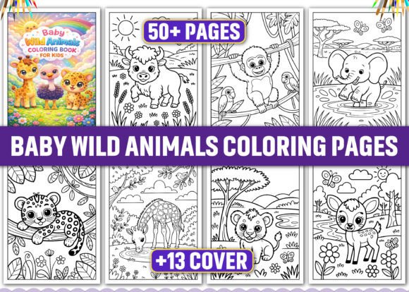Download 50 Baby Wild Animals Coloring Pages - Coloring pages Collection