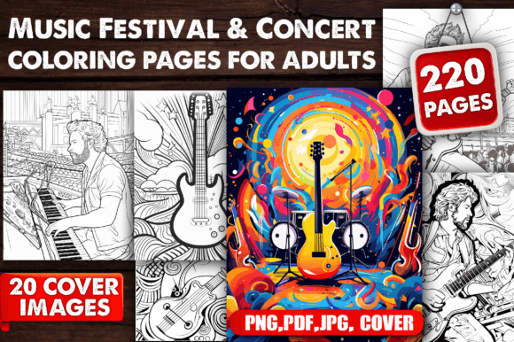 Download Music Festival &amp; Concert Coloring Pages - Coloring pages Collection