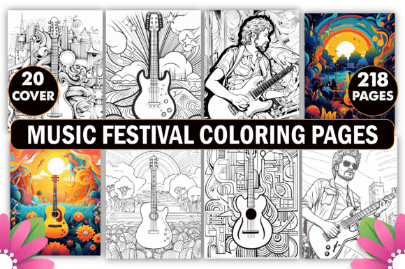 Download Music Festival Coloring Pages for Adults - Coloring pages Collection