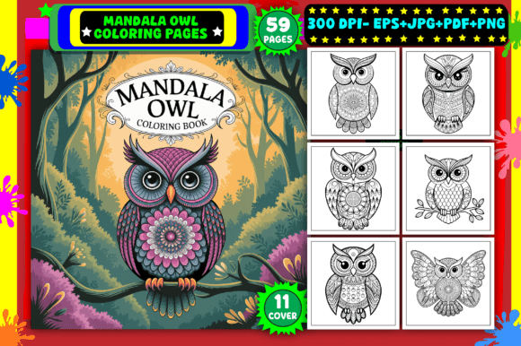 Download Mandala Owl Coloring Pages for Adults - Coloring pages Collection