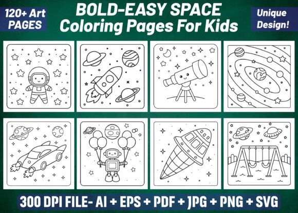 Download 120+ Bold &amp; Easy Space Coloring Pages - Coloring pages Collection