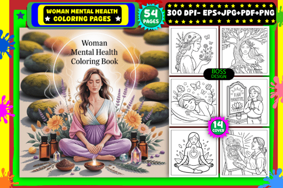 Download Woman Mental Health Coloring Pages - Coloring pages Collection