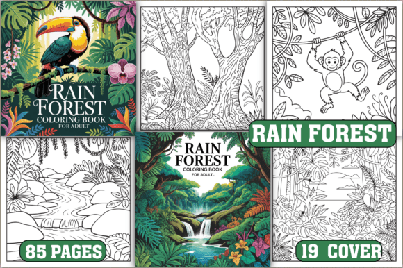 Download 85 Rain Forest Coloring Pages for Adult - Coloring pages Collection