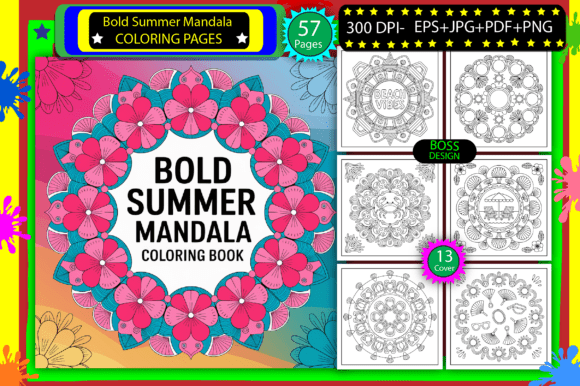 Download Bold Summer Mandala Coloring Pages - Coloring pages Collection
