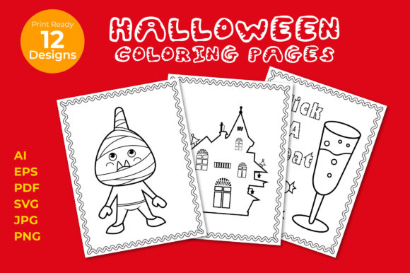 Download Cute Halloween Coloring Pages for Kids - Coloring pages Collection