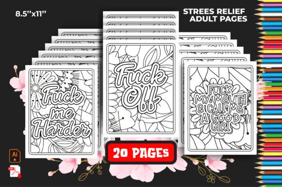 Download Stress Relief Adult Coloring 20 Page 27 - Stress relief adult Collection