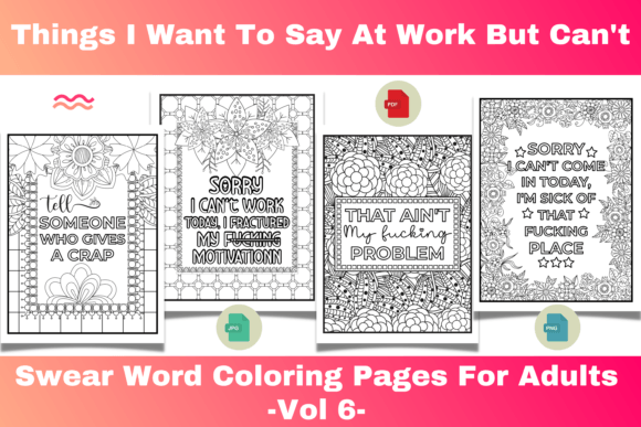 Download Swear Word Coloring Pages for Adults - Coloring pages Collection