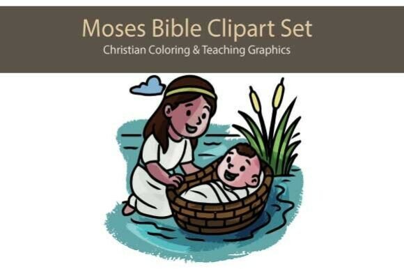 Download Moses Clipart Set – Bible Story - Bible Collection