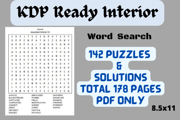 Download Word Search KDP Kids Interior - Kdp kids interior Collection