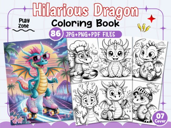 Download Hilarious Dragon Adult Coloring Pages - Coloring pages Collection