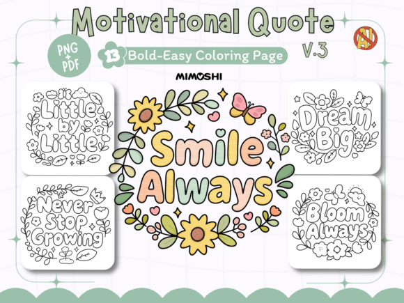 Download Motivational Quotes Coloring Pages V.3 - Coloring pages Collection