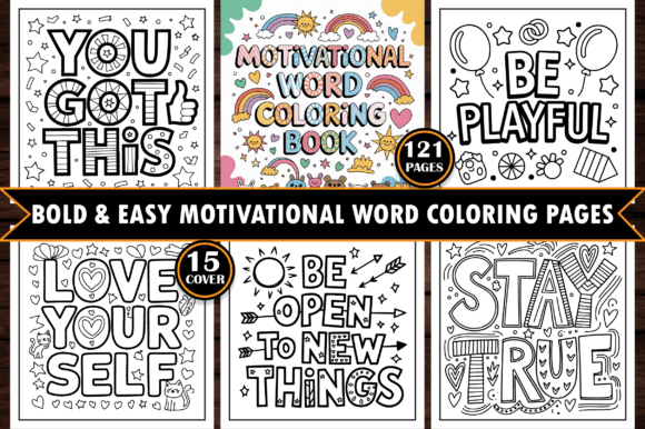Download 121 Motivational Word Coloring Pages - Coloring pages Collection