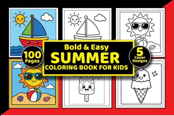 Download Bold Easy Summer Coloring Pages for Kids - Coloring pages Collection