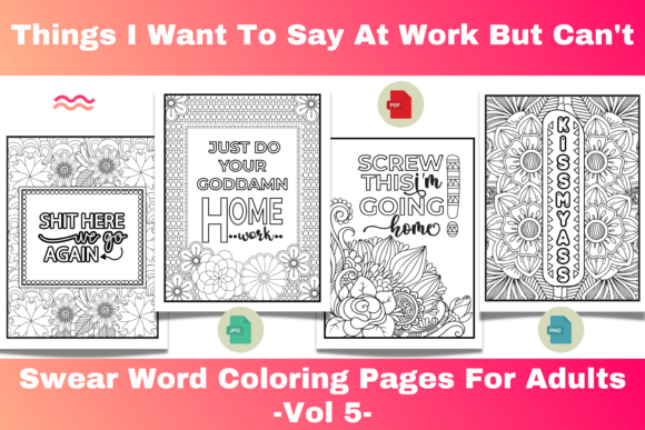 Download Swear Word Coloring Pages for Adults - Coloring pages Collection